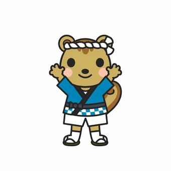 Illustration, a festival, tiny, animal character, 