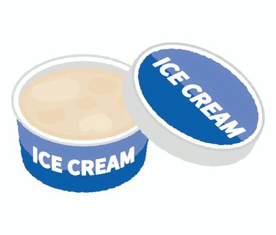 カップアイス・バニラ カップアイス,アイスクリーム,アイス,デザート,スイーツ,バニラ,バニラアイス,バニラアイスクリーム,おやつ,バニラ味のイラスト素材