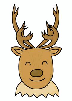 トナカイ トナカイ,動物,クリスマス,かわいい,壁面のイラスト素材