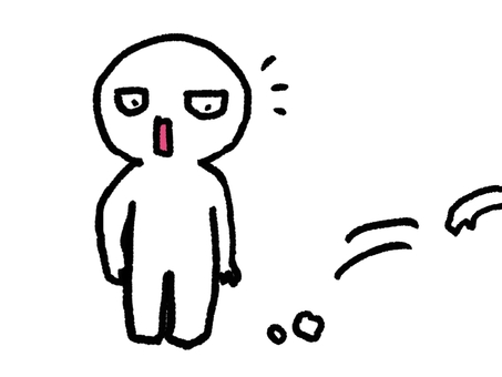 ポイ捨て 人,ゴミ,ポイ捨て,マナー違反,捨てる,気付く,オリジナル,シンプル,挿し絵,手書きのイラスト素材