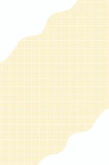 細線チェックと流体のパステル背景 黄色縦 背景,フレーム,黄色,オレンジ,チェック柄,流体シェイプ,パステル,かわいい,シンプル,やさしいのイラスト素材