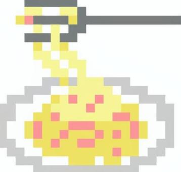 ドット絵のスパゲッティのカルボナーラです ドット絵,スパゲッティ,シンプル,カルボナーラ,パスタ,卵料理,ベーコン,チーズ,黒コショウ,粉チーズのイラスト素材