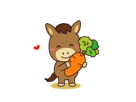 にんじん大好きお馬さん