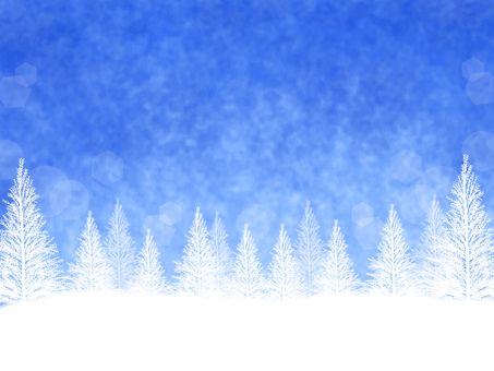 雪景色の背景03 雪景色,雪,冬,キラキラ,冬景色,背景,水彩,手描き,フレーム,壁紙のイラスト素材