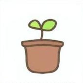 鉢植え 鉢植え,陶器,葉,芽生え,発芽,若葉,新芽,苗,植物,芽のイラスト素材