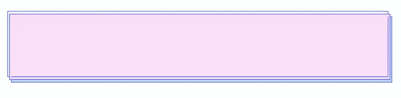 ピンクのシンプルな横長テロップフレーム
