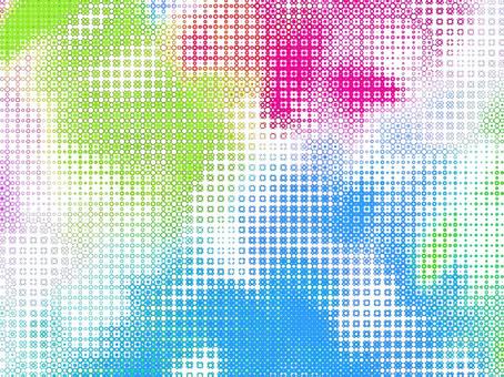 パステルカラーのハーフトーン背景素材画像