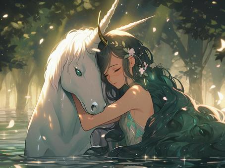 girl and god's horse, , JPG