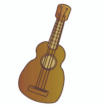 ウクレレ ウクレレ,ハワイ,楽器,4弦,ミュージック,ハワイアン,夏,ベージュ,南国,手描きのイラスト素材