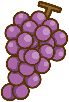 Illustration, uvas, pico gigantesco, fruta, 