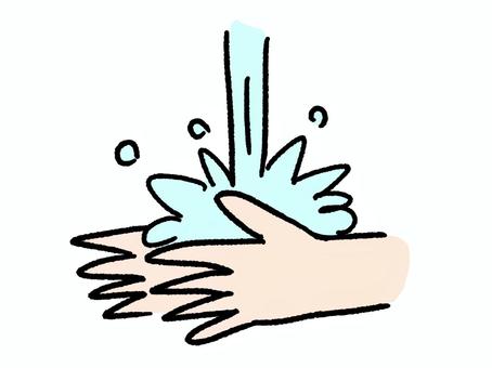 手洗いのイラスト 手洗い,感染予防,健康習慣,体調管理,風邪予防,清潔のイラスト素材