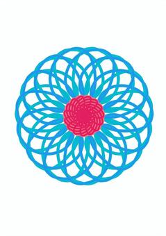 レース調 花 レース調 花 花,春,フラワーのイラスト素材