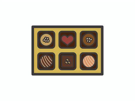 チョコレート詰め合わせ(6個入）01