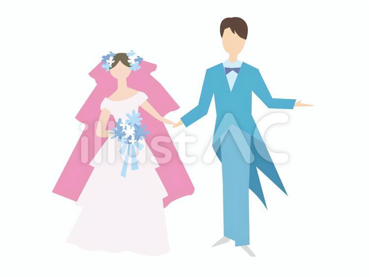 結婚式 結婚式,ウエディング,ウエディングドレスのイラスト素材