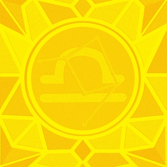 シームレスなモザイク天秤座　ｐ エンボス 天秤座,てんびん座,星占い,ホロスコープ,占星術,12星座,宇宙,天体,天文,ギリシャ神話のイラスト素材