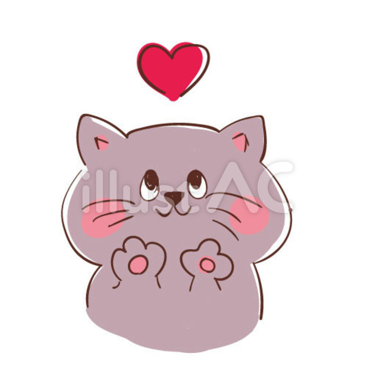 ねこちゃん 猫,動物,ペットのイラスト素材