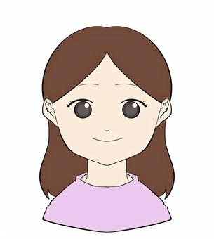 女性 女子,女性,女の子,美少女,キャラクターイラスト,ポートレート,バストアップ,上半身,可愛い,綺麗のイラスト素材