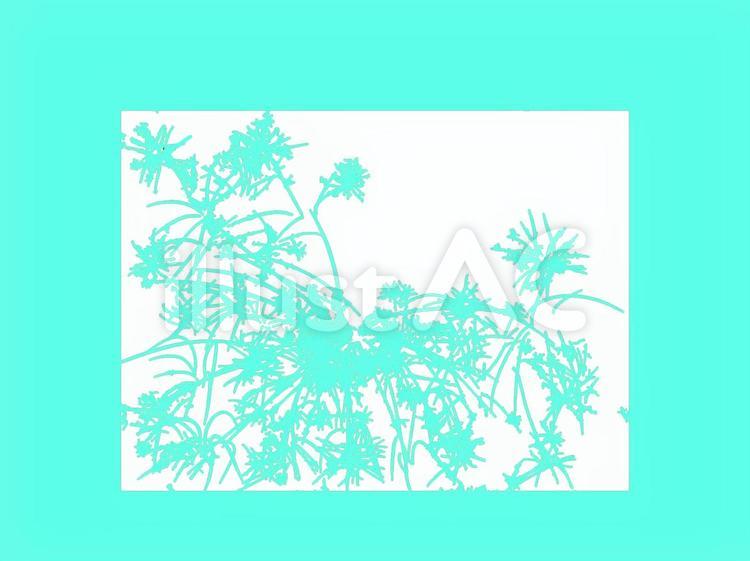 緑の枠　線香花火 線香花火,緑,枠のイラスト素材