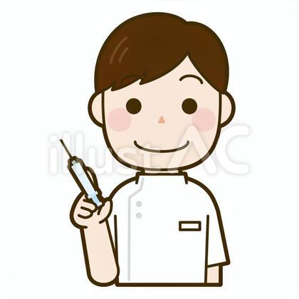 注射器を持った看護師
