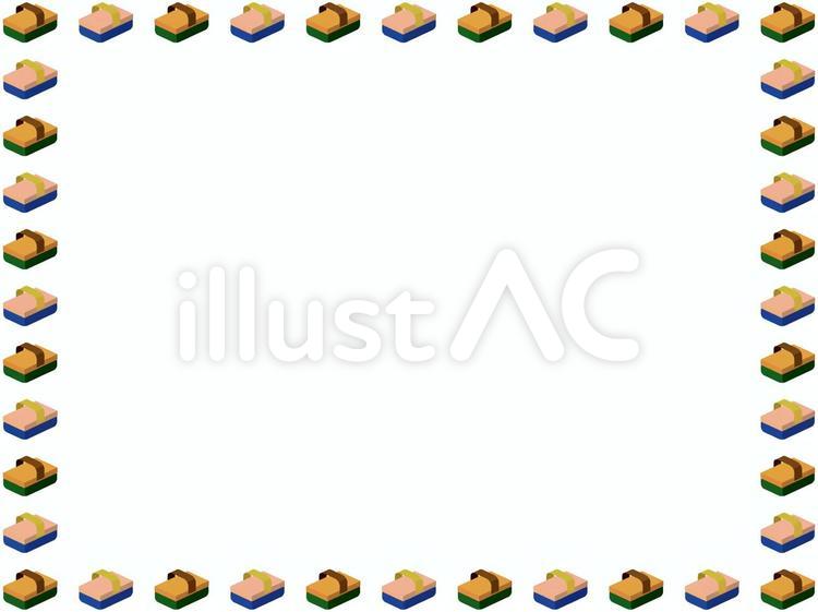 黒板消しフレーム 交互 イラスト No 無料イラストなら イラストac