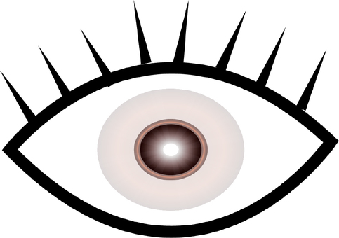 Illustration, eye, a gaze, eyeball, 