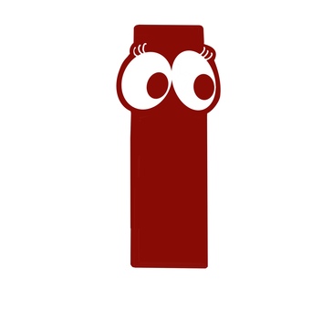 アルファベット目i 文字,アルファベット,目,赤,iのイラスト素材