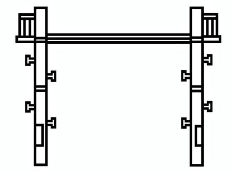 電柱 電柱,電線,変圧器,送電,配電,イラストのイラスト素材
