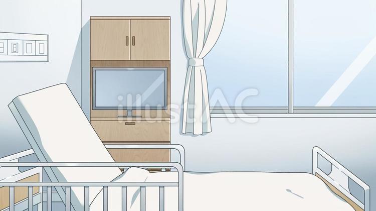 病室1の1【背景】イラスト - No: 26316429｜無料イラスト・フリー素材なら「イラストAC」