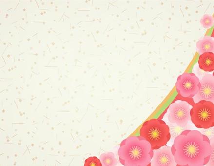 Plum background _ with background, plum, japanese style, background, JPG and AI