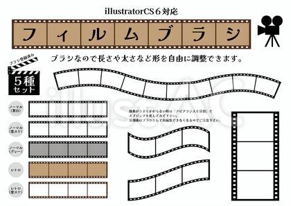 映画フィルムブラシセット