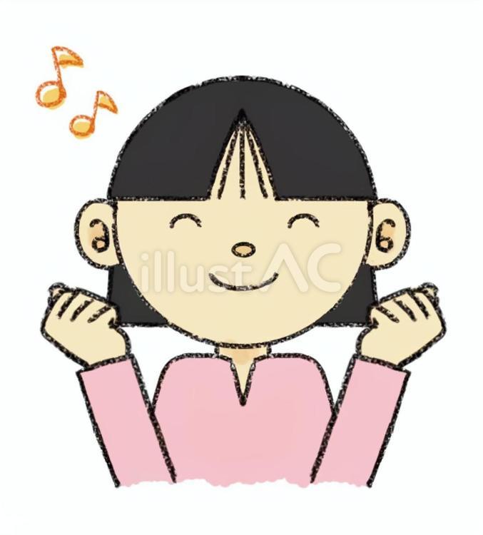 喜怒哀楽の喜 女性,喜怒哀楽,喜ぶのイラスト素材