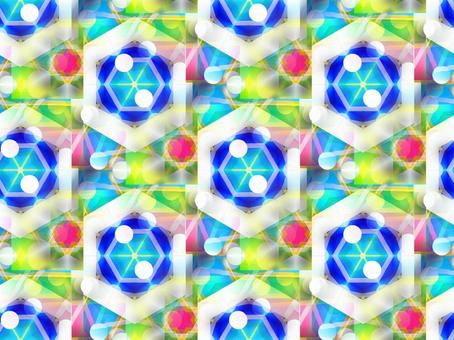 カラフルキラキラ背景