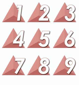 数字、番号のマーク 番号,数字,ナンバリング,アイコン,マーク,1,2,3,4,5のイラスト素材