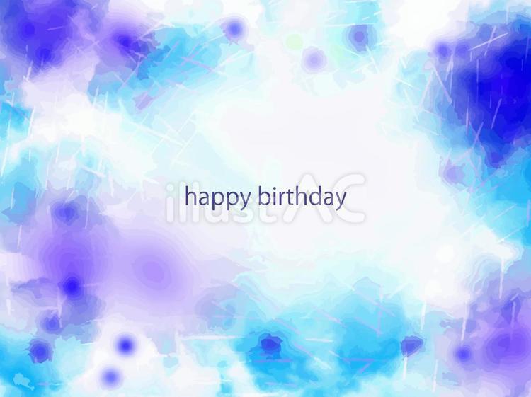 Free Vectors | Happy Birthday_Blue_Postcard