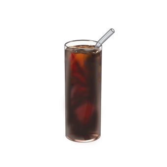 アイスコーヒー アイスコーヒー,コーヒー,飲み物,かわいい,カフェ,レストラン,氷,手書き,手描き,イラストのイラスト素材