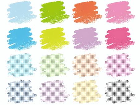 Illustration, background, a background frame, red, 