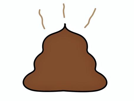 うんこのイラスト うんこ,シンプル,臭い,ウンチ,トイレ,挿絵,便,フン,大便,排便のイラスト素材