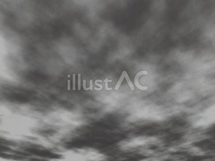 空模様　曇天 空模様,曇天,壁紙のイラスト素材