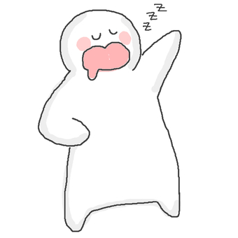 眠る人 眠る人 眠る,かわいい,寝る,人,睡眠,熟睡,爆睡,昼寝,よだれ,ぐっすりのイラスト素材
