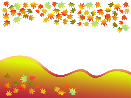 秋　もみじ　枯葉 背景,壁紙,ポストカード,風景,自然,秋,枯葉,もみじ,山,美しいのイラスト素材