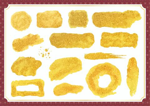 Illustration, gold, texture, pen, 