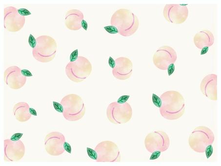 Illustration, peach, peaches, background, 