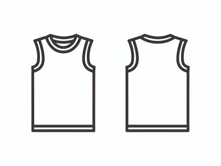 ノースリーブ裏表セット03 ノースリーブ,ファッション,袖なし,裏表,アイコン,マーク,シンプル,セットのイラスト素材