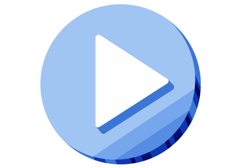 青の再生マーク 青の再生マーク 再生ボタン,アイコン,ボタン,シンプル,動画,配信,記号,青のイラスト素材