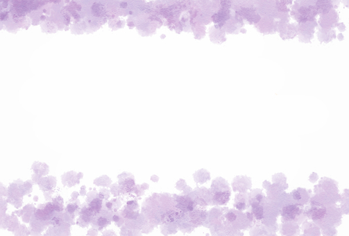 ポストカード　紫の花びら風 ポストカード,グリーティングカード,メッセージカード,フレーム,紫,花びら,かわいい,簡単,シンプル,手描きのイラスト素材