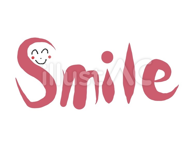 Smile 英語,文字,アルファベットのイラスト素材