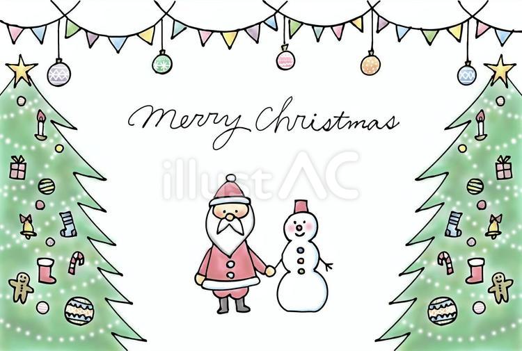 クリスマス（１７） ツリー,オーナメント,クリスマスのイラスト素材