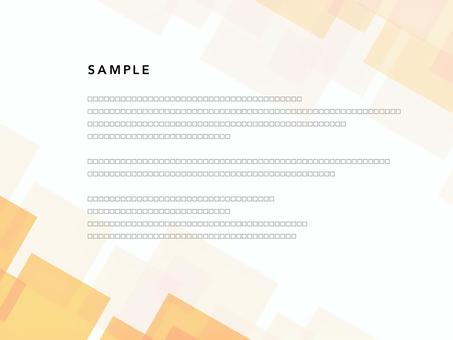 オレンジ色系の資料 背景　プレゼン 背景,バック,装飾,壁紙,シンプル,おしゃれ,タイトル,表紙,見出し,テンプレートのイラスト素材