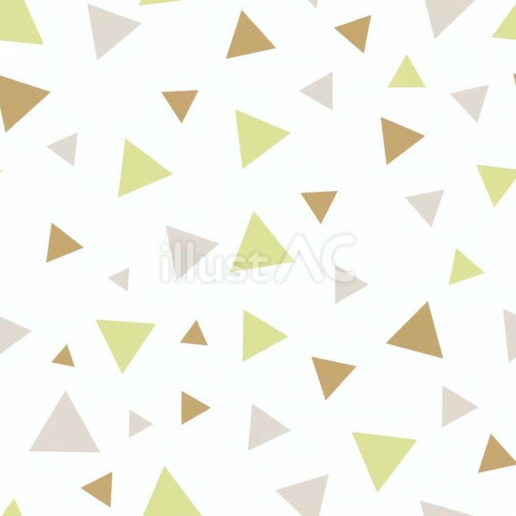 黄色の三角形のシームレスパターン 三角形,シームレスパターン,背景のイラスト素材