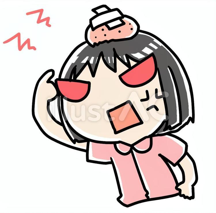 けがを負わされて怒る少女 怪我,負傷,少女のイラスト素材